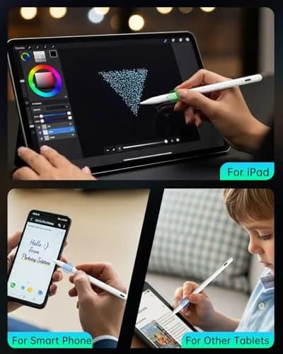 MEKO Dual-Mode Active Stylus Pen for iPhone & Android & iPad | High Precision, Fast Charge, Universal Compatibility thumbnail 8