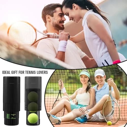 Soulchen Tennis Ball Pressurizer for 3 Balls, Black | Maintains 14 Psi Bounce thumbnail 6