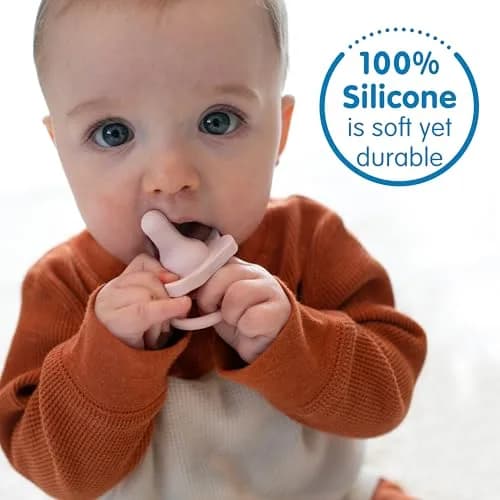 Dr. Brown's HappyPaci Silicone Pacifier 0-6m, 4-Pack | BPA-Free, Soft Silicone thumbnail 5