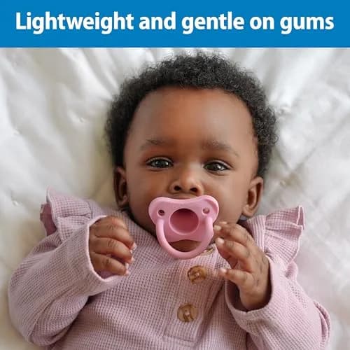 Dr. Brown's HappyPaci Silicone Pacifier 0-6m, 4-Pack | BPA-Free, Soft Silicone thumbnail 3