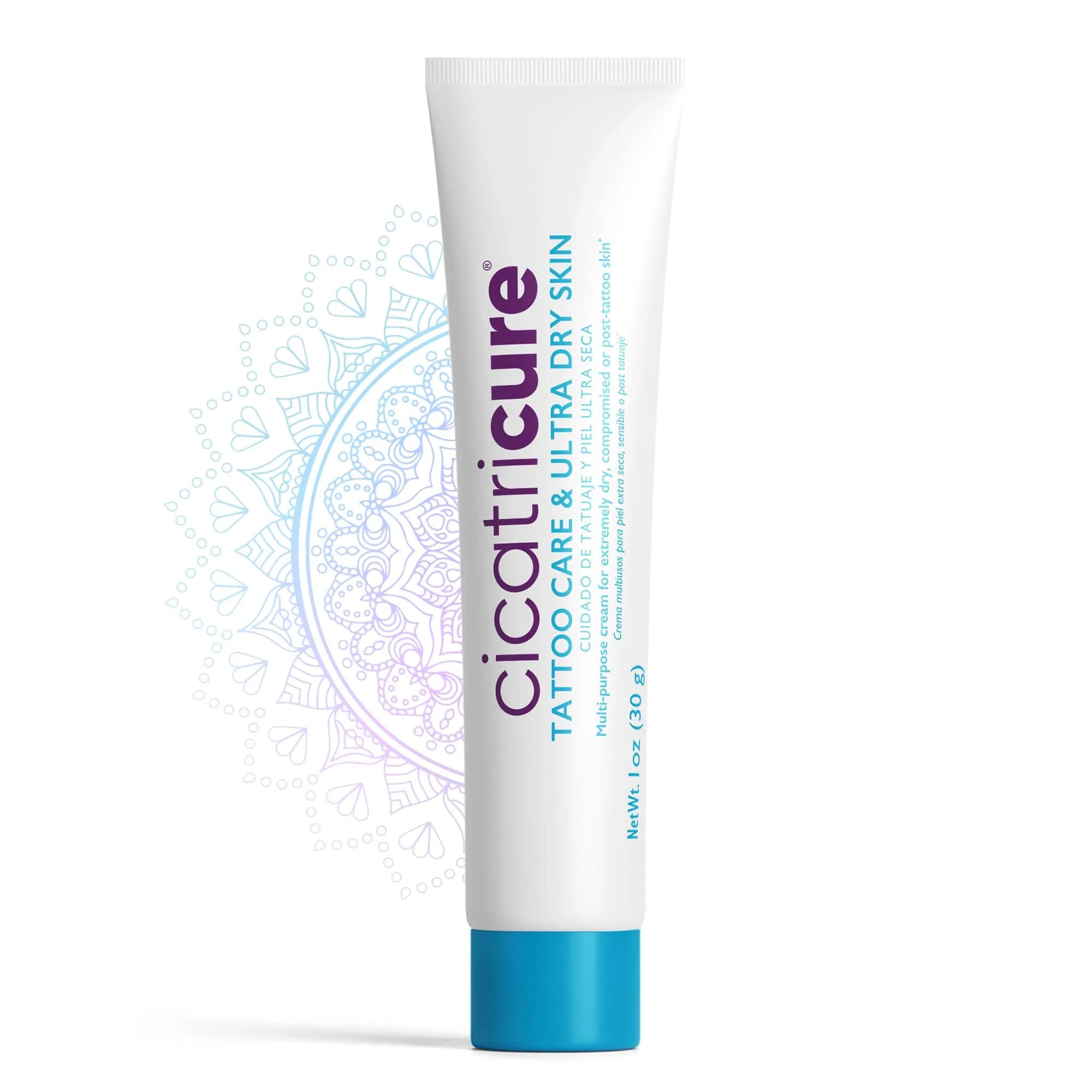 Cicatricure Tattoo Care & Ultra Dry Skin Cream, 1 oz | Fragrance-Free Hydrating Post-Tattoo Moisturizer - main product image