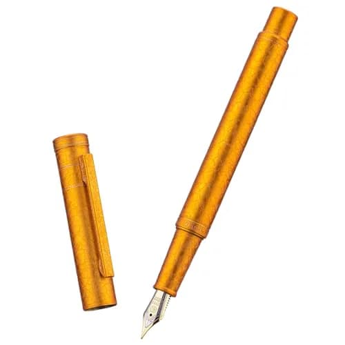 Asvine 1851 Forest Fountain Pen Golden Ice Flowers Extra Fine Nib 0.38mm (0.015in) | Smooth Ink Flow thumbnail 2