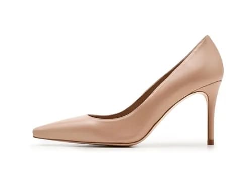 L.K. Bennett Women's Floret Pointed Courts Trench 5 Medium | Elegant Leather Slip-On Heels thumbnail 5