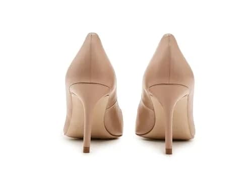 L.K. Bennett Women's Floret Pointed Courts Trench 5 Medium | Elegant Leather Slip-On Heels thumbnail 7