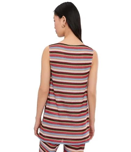 Show Me Your Mumu Kenny Tunic Sunkissed Stripe Knit XX-Large | Sleeveless Crew Neck thumbnail 4