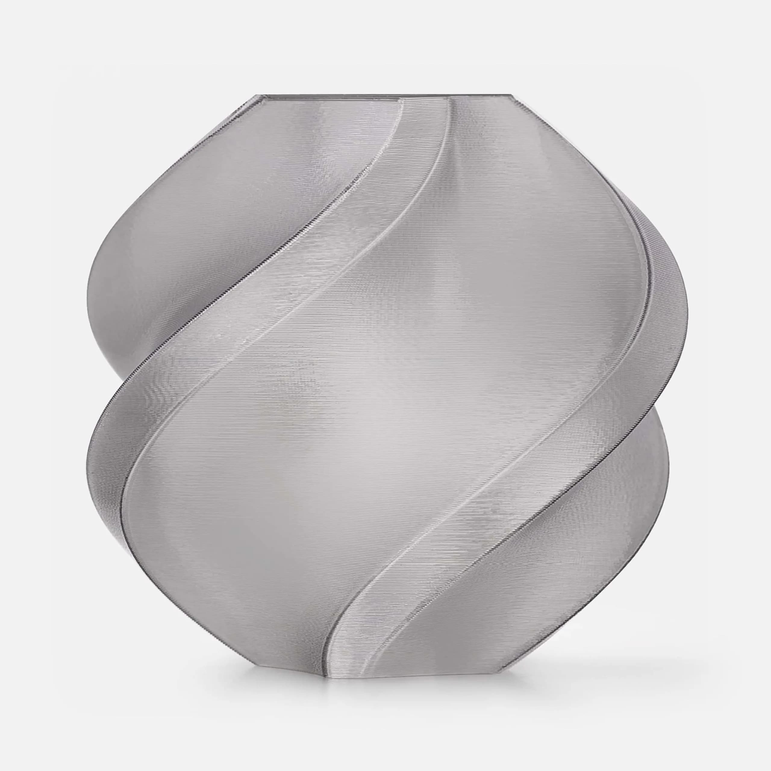 Bambu Lab PETG Translucent Filament Clear 1kg (1.75mm) | High Temp Resistance, Low Warp, for AMS & FDM 3D Printers — Translucent Gray (32100)