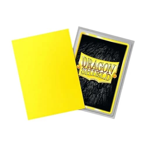 Dragon Shield Matte Dual Standard Size Card Sleeves Yellow & Silver | 100ct - Smooth & Tough Premium TCG Sleeves thumbnail 6