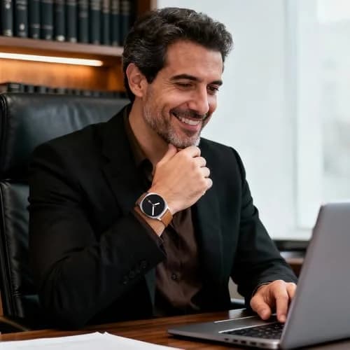 Dirrelo Hybrid Leather & Silicone Watch Band Compatible with Samsung Galaxy Watch 8/9 40mm/44mm & Classic 46mm | Breathable, Sweat-Resistant, Hypoallergenic thumbnail 7