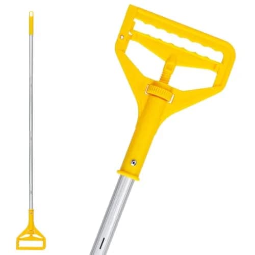 KeFanta Heavy Duty Aluminum Mop Handle 152cm (60") | Side Gate Clip for Commercial & Home Use thumbnail 1