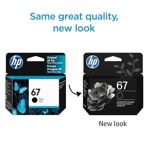 HP 67 Black Ink Cartridge 24-Pack | Fade-Resistant Documents & Brilliant Images thumbnail 2