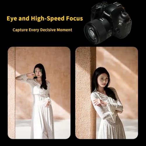 Meike 85mm F1.8 SE II STM AF Full Frame Portrait Lens for Canon EF Mount 85mm (3.35 in) | High Resolution 8K Medium Telephoto thumbnail 5