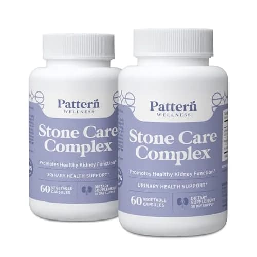 Pattern Wellness Stone Care Complex Supplement – 120 Capsules | Supports Kidney & Urinary Health thumbnail 1