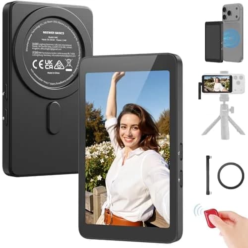 NEEWER M4C 4" Magnetic Selfie Monitor Screen | 4K 120fps Wired Recording for DP Phones thumbnail 1