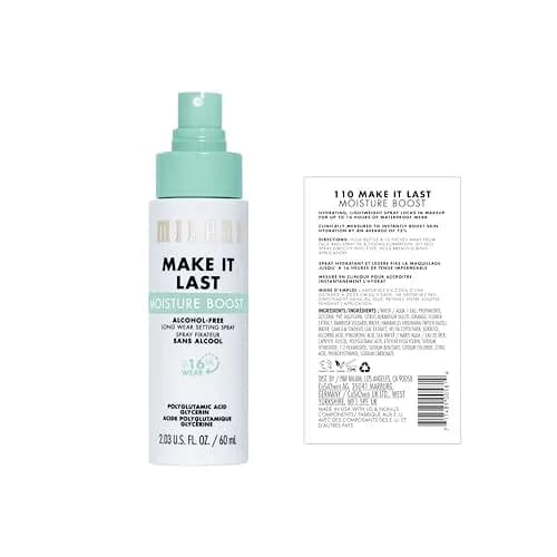 Milani Make It Last Moisture Boost Makeup Setting Spray - Alcohol Free | Hydrates & Locks Makeup for Sensitive Skin thumbnail 2
