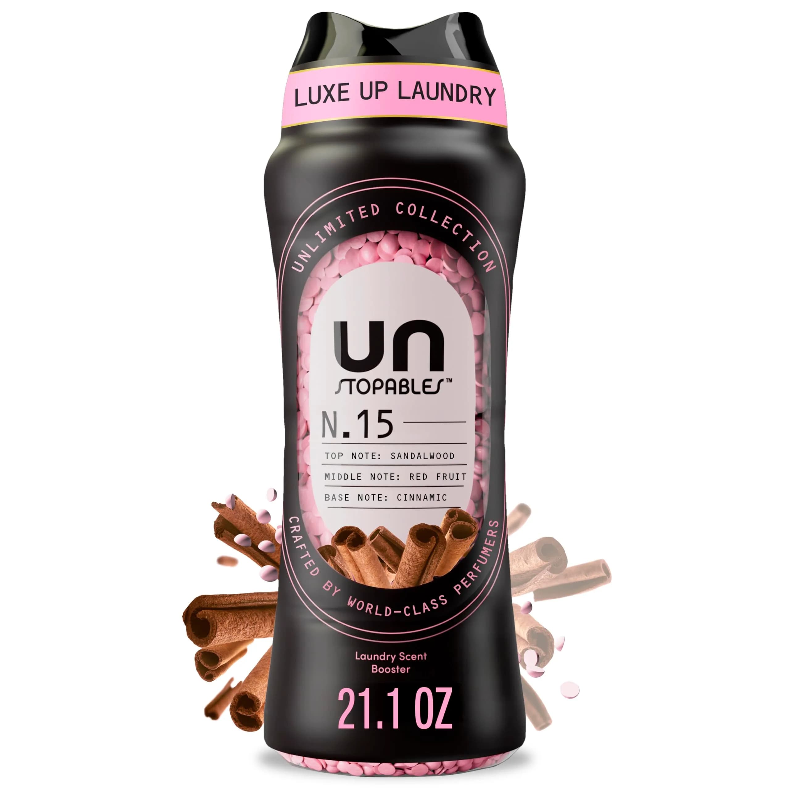 Downy Unstopables Unlimited Collection In-Wash Laundry Scent Booster Beads Fragrance No. 15, 600ml (21.1 oz) | Fine Fragrance, Long-Lasting Fresh Scent Beads - main product image