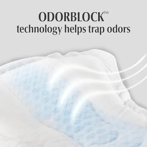 Depend Guards for Men Maximum Absorbency Incontinence Pads 104 Count | OdorBlock Technology thumbnail 6