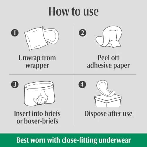 Depend Guards for Men Maximum Absorbency Incontinence Pads 104 Count | OdorBlock Technology thumbnail 8