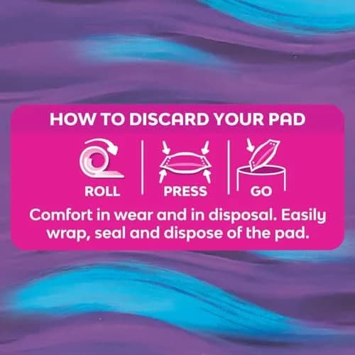Saba Night Pads with Wings Heavy Flow | Ultra Thin Overnight Discreet Comfort thumbnail 6