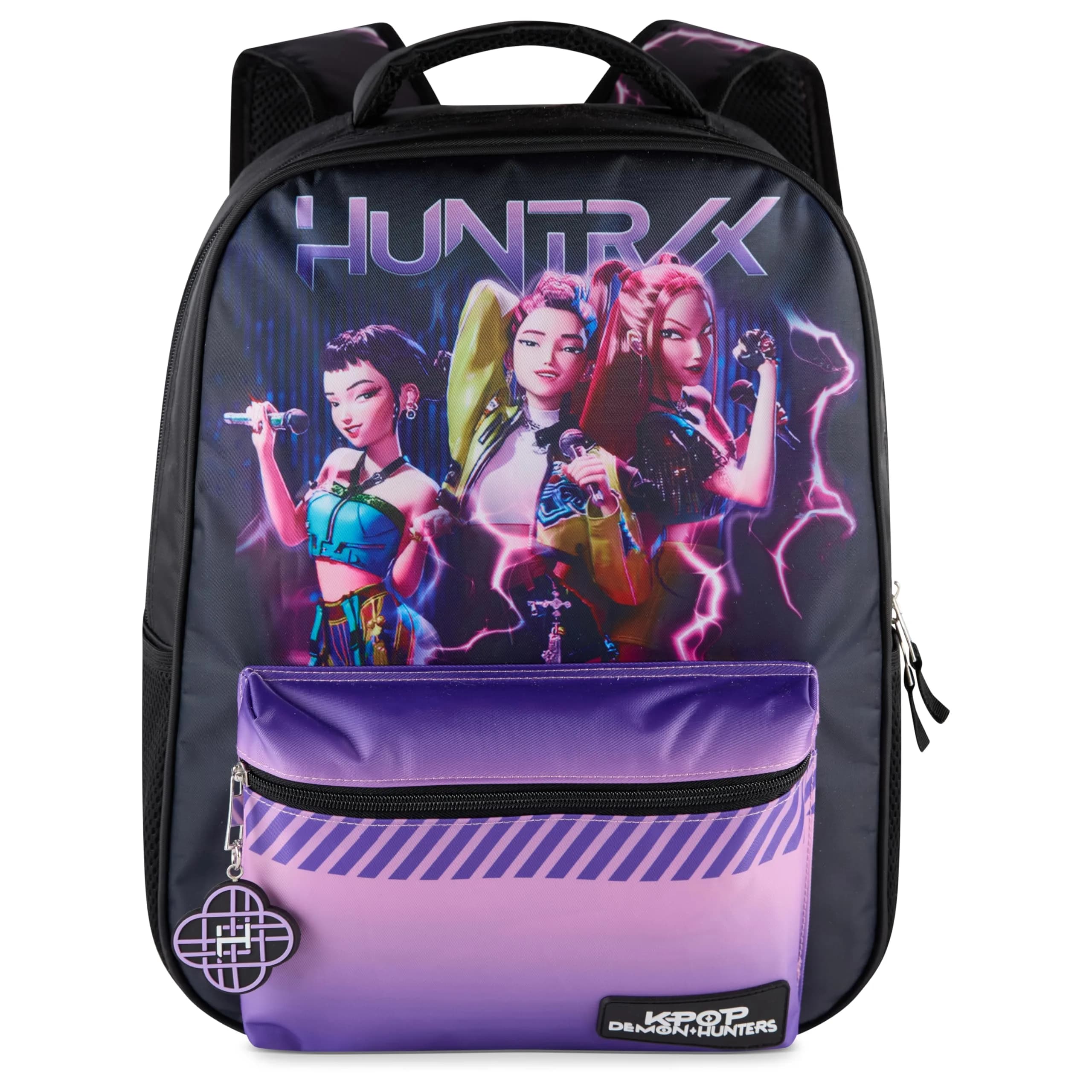 AI ACCESSORY INNOVATIONS K-Pop Demon Hunters Huntrix 16” Backpack for Girls | Water-Resistant, 20L, Adjustable Straps