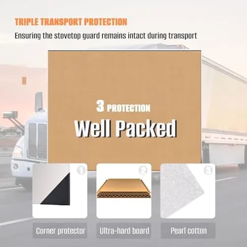 TUTU 76cm x 30cm (30" x 12") Stainless Steel Stove Backsplash Panel | Easy Clean Wall Shield for Indian Kitchens thumbnail 5
