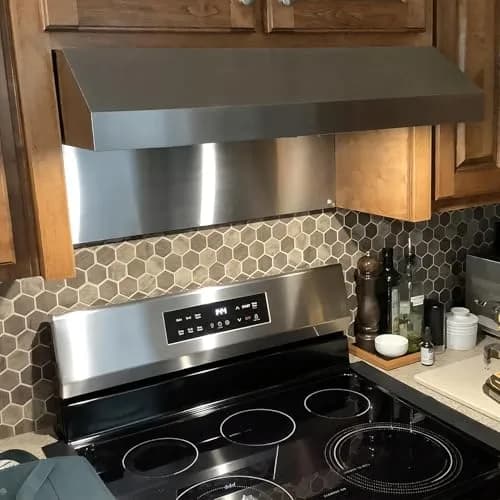 TUTU 76cm x 30cm (30" x 12") Stainless Steel Stove Backsplash Panel | Easy Clean Wall Shield for Indian Kitchens thumbnail 7