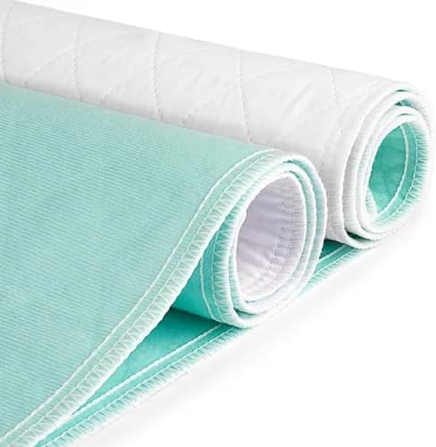 CoolShields Reusable Waterproof Bed Pads 44x52 | Washable Incontinence Protector for Elder & Pets thumbnail 1