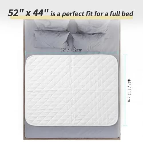 CoolShields Reusable Waterproof Bed Pads 44x52 | Washable Incontinence Protector for Elder & Pets thumbnail 5