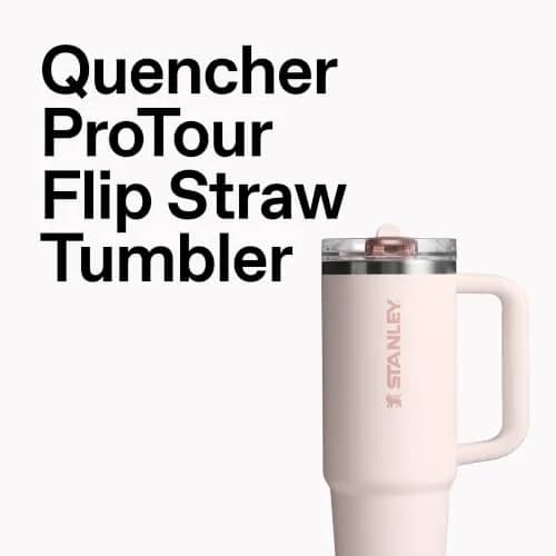 STANLEY Quencher ProTour Flipstraw Tumbler 40 oz (1180 ml) | Leakproof Insulated Stainless Steel Cup with Handle thumbnail 2
