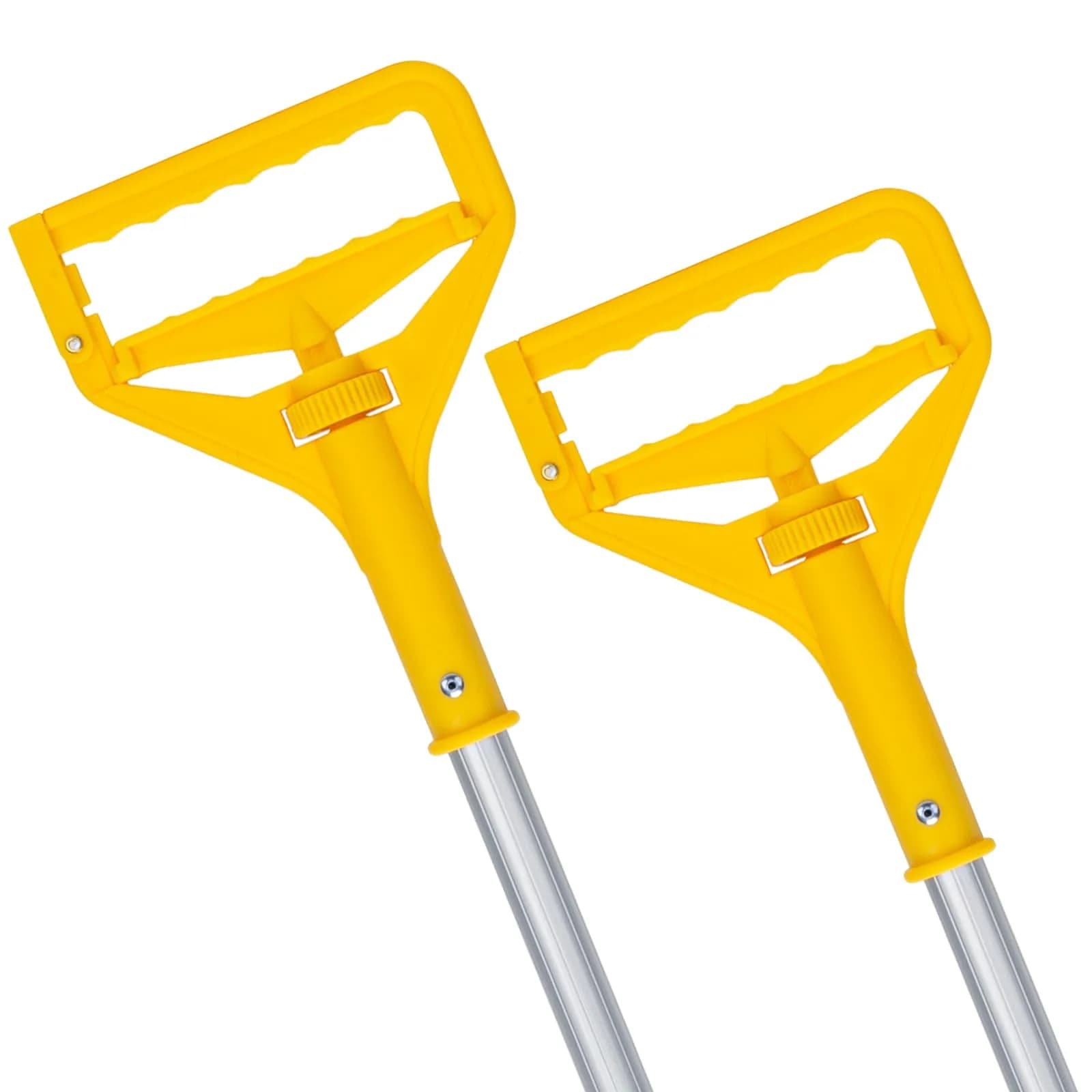 KeFanta Commercial Mop Handle Heavy Duty 2 Pack | 152 cm (59 inch) Aluminum Side Gate Mop Stick