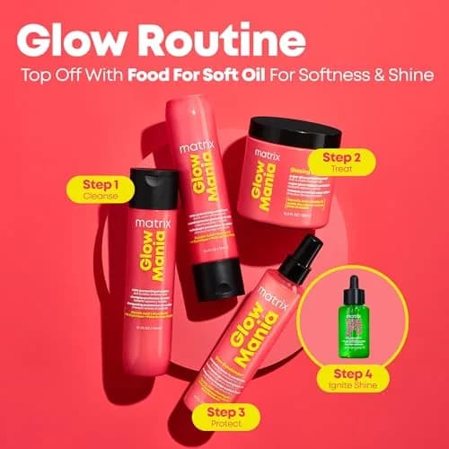 MATRIX Glow Mania Shampoo – For Color-Treated Hair, 1.7 Fl Oz | Enhances Shine & Vibrancy thumbnail 10
