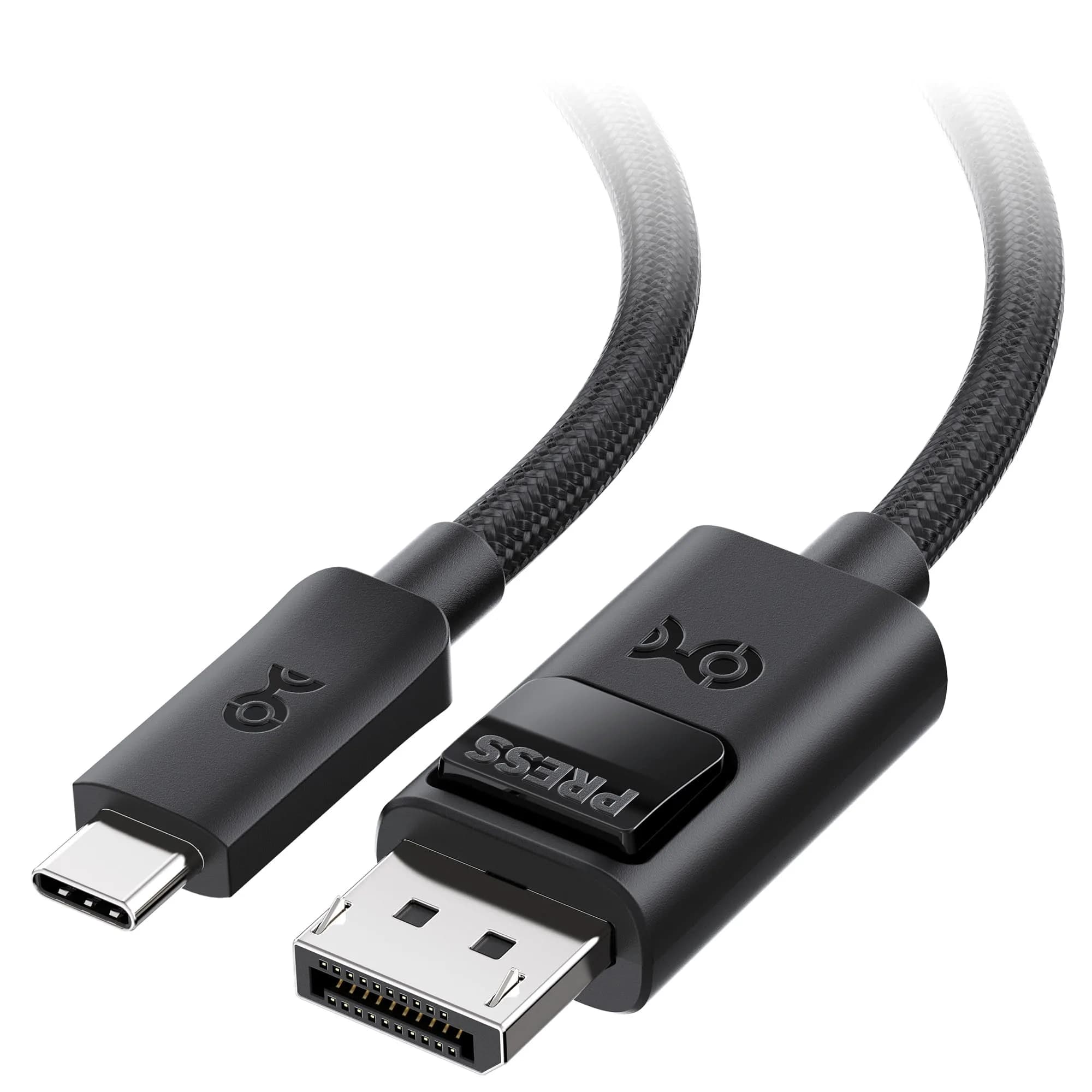 Cable Matters 54Gbps USB C to DisplayPort 2.1 Cable, DP54, 3ft / 0.9m | Supports 8K@165Hz & 4K@480Hz — Black