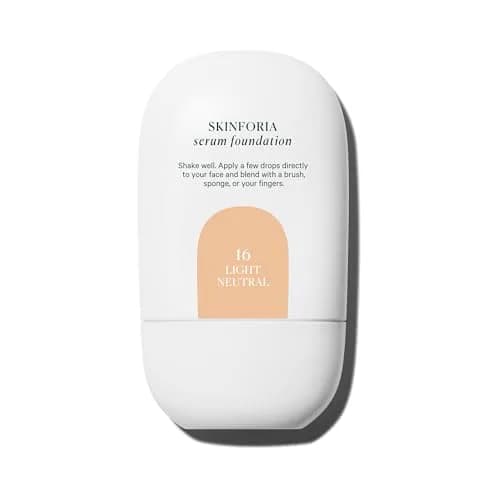 Well People Skinforia Serum Foundation, 16 Light Neutral | Hydrating, Natural Finish, Plant-Powered thumbnail 7