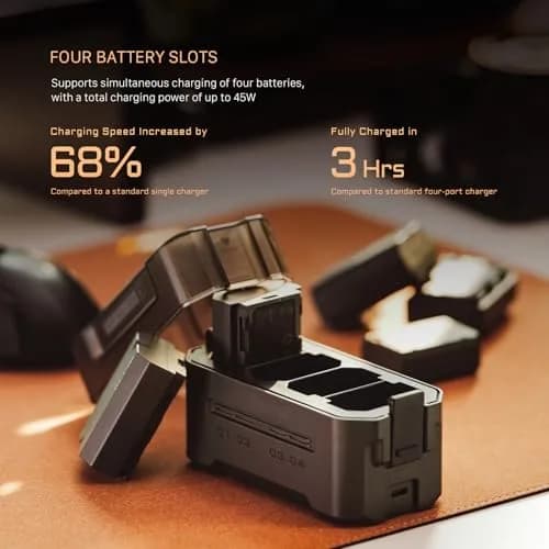 Tilta NP-FZ100 Portable Charging Station (4-Battery Kit) Green | 45W PD Fast Charging, Works with Sony FX3, A7 IV, A6700 thumbnail 7