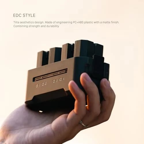 Tilta NP-FZ100 Portable Charging Station (4-Battery Kit) Green | 45W PD Fast Charging, Works with Sony FX3, A7 IV, A6700 thumbnail 8