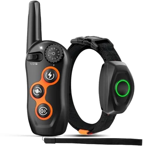 MAISOIE Dog Training Collar Black | IPX7 Waterproof Remote Range 1300ft, 3 Modes, Rechargeable thumbnail 1