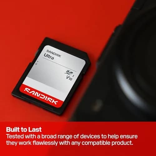 Sandisk 512GB Ultra SDXC UHS-I Card | Up to 195MB/s, Full HD, Waterproof, 10-Year Warranty thumbnail 7