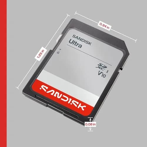 Sandisk 512GB Ultra SDXC UHS-I Card | Up to 195MB/s, Full HD, Waterproof, 10-Year Warranty thumbnail 8