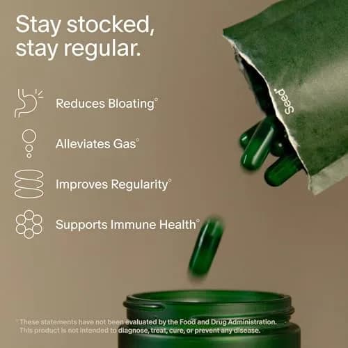 Seed DS-01 Daily Synbiotic 120 Count (60-Day Refill) | Clinically Validated Probiotic + Prebiotic for Gut Health thumbnail 2