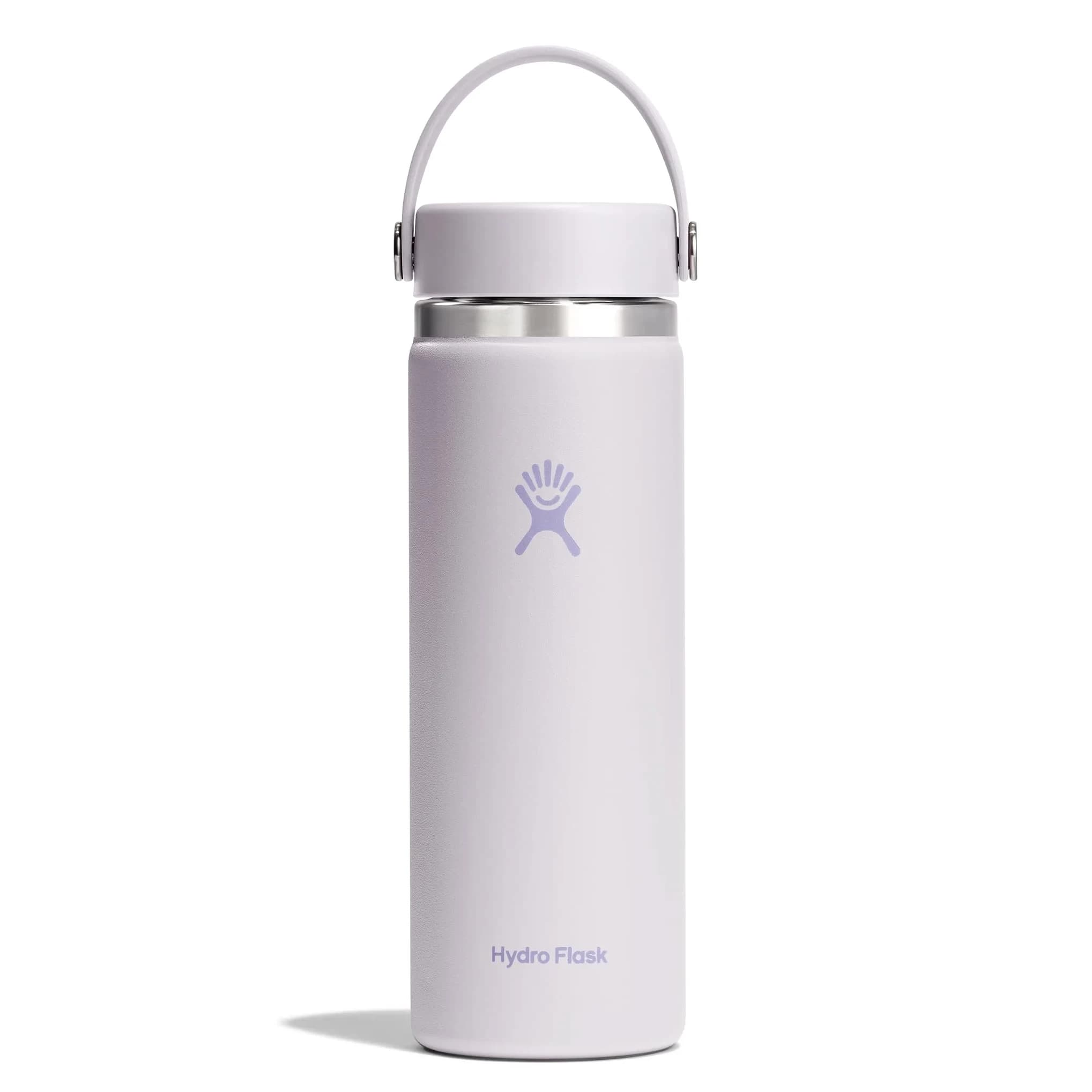 Hydro Flask Wide Mouth Water Bottle 20 oz (591 mL) | Insulated Stainless Steel, Cloud Pink