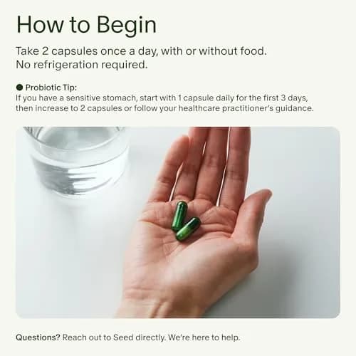 Seed DS-01 Daily Synbiotic 60 Count | 24 Probiotic + Prebiotic Capsules for Gut Health thumbnail 6