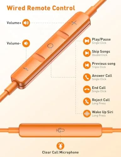 iMangoo MFi-Certified Wired Earbuds for Lightning Connector | 1.2m Tangle-Free Cable thumbnail 7