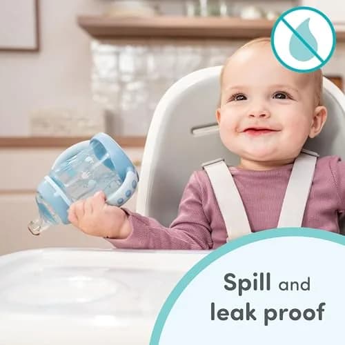 NUK First Choice Mickey Mouse Learner Cup 148ml (5oz) 2-Pack | Spill-Proof Soft Spout for Babies 6+ Months thumbnail 3