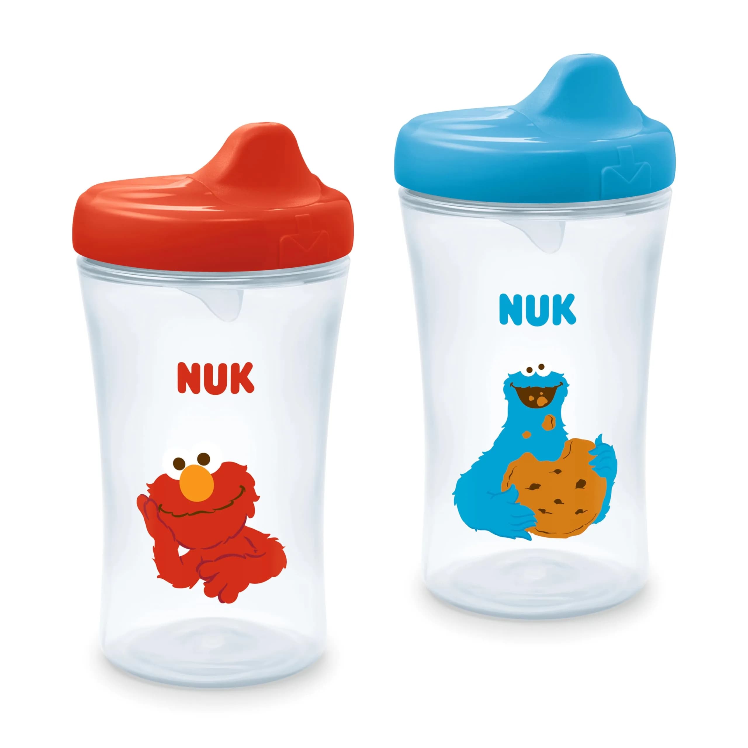 NUK Sesame Street Hard Spout Sippy Cup 10 Oz (296ml) 2-Pack | Bite-Resistant Spout for Toddlers 12m+ — Sesame Street 2.0