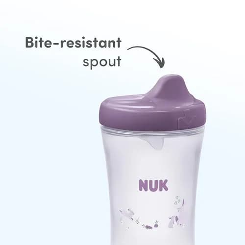 NUK First Choice Sesame Street Active Hard Spout Sippy Cup 2.0, 10 oz (296 ml) 2-Pack | Spill-Proof & Bite-Resistant for Toddlers 9m+ thumbnail 4