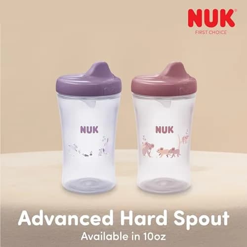 NUK First Choice Sesame Street Active Hard Spout Sippy Cup 2.0, 10 oz (296 ml) 2-Pack | Spill-Proof & Bite-Resistant for Toddlers 9m+ thumbnail 6