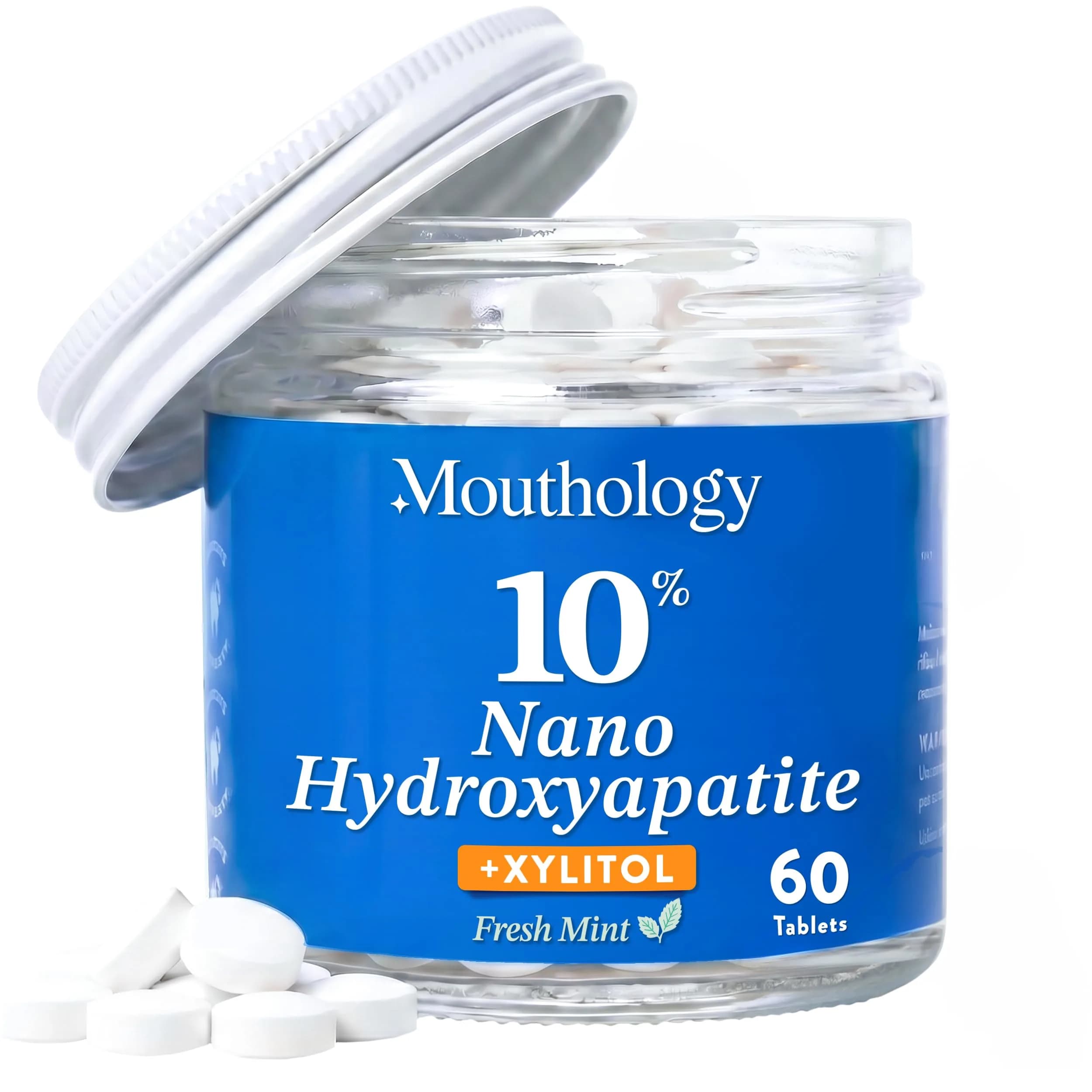 Mouthology 10% Nano Hydroxyapatite Toothpaste 118g (4 oz) | Dentist-Recommended Enamel Care — Tablet