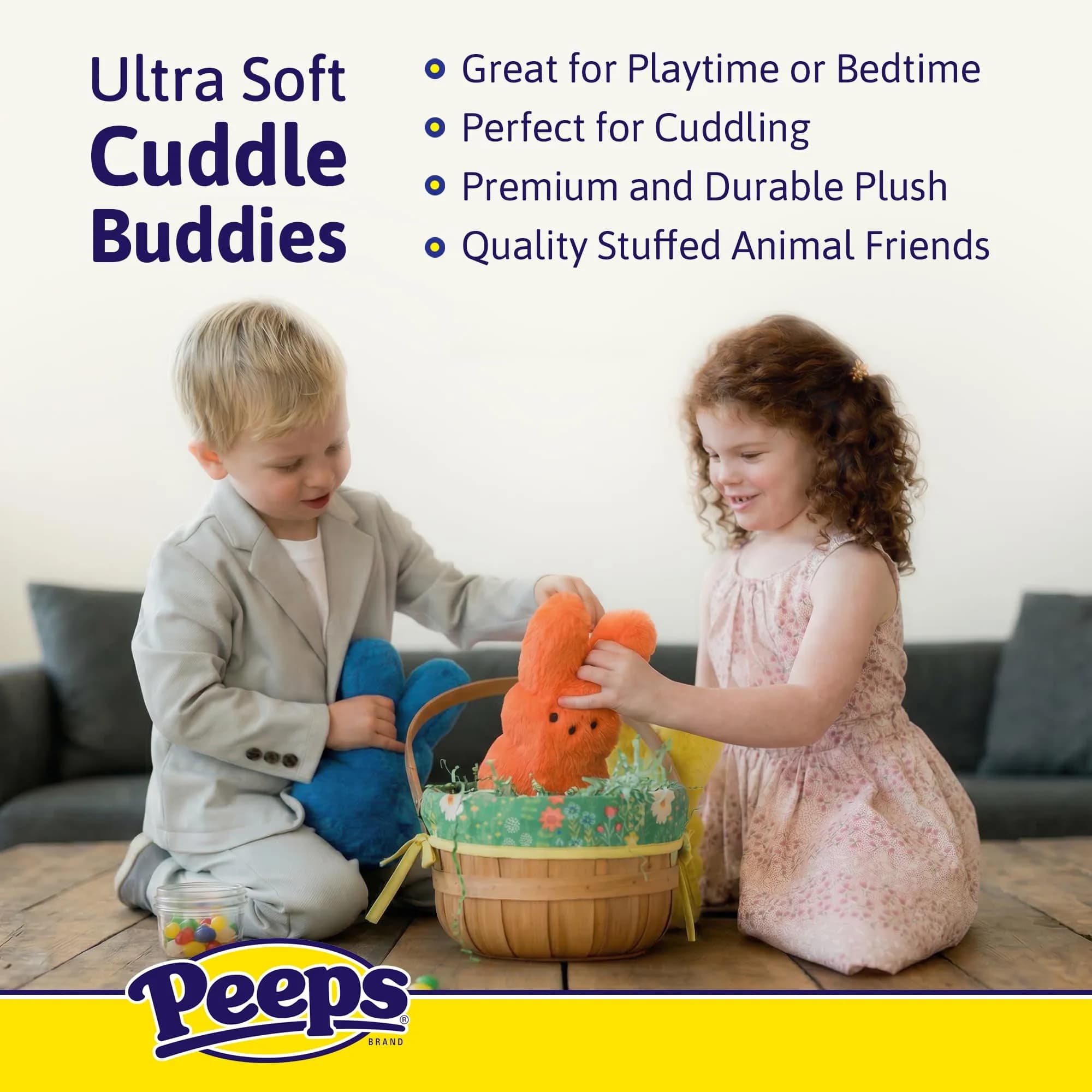 Animal Adventure 9" Dressed Up Peeps Plush Swimsuit | Soft Huggable Easter Toy Buddy thumbnail 3