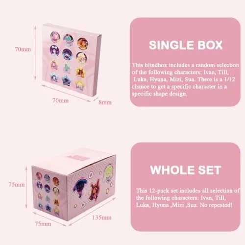 YJacuing Alien Stage Rabbit Series Blind Box Special Shape Button Pin (Single Pack, 2.5 x 2.5 x 0.2 inches) thumbnail 3