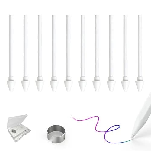 NWANTF Replacement Metal & Plastic Nibs for Samsung Galaxy Tab S11/S11 Ultra S Pen | Durable, Precise, Support Tilt & Pressure Sensitivity thumbnail 1