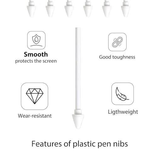 NWANTF Replacement Metal & Plastic Nibs for Samsung Galaxy Tab S11/S11 Ultra S Pen | Durable, Precise, Support Tilt & Pressure Sensitivity thumbnail 5